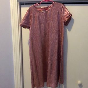 Pink dress perfect for holiday